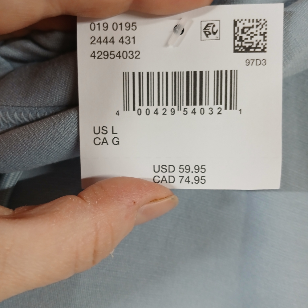 American Eagle Outfitters Men's Light Blue Hoodie with Subtle Logo - Picture 10 of 10